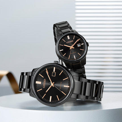 西铁城日本正品不锈钢覆BIP光动能时尚女表(情侣款)EW2597-86E 商品图1