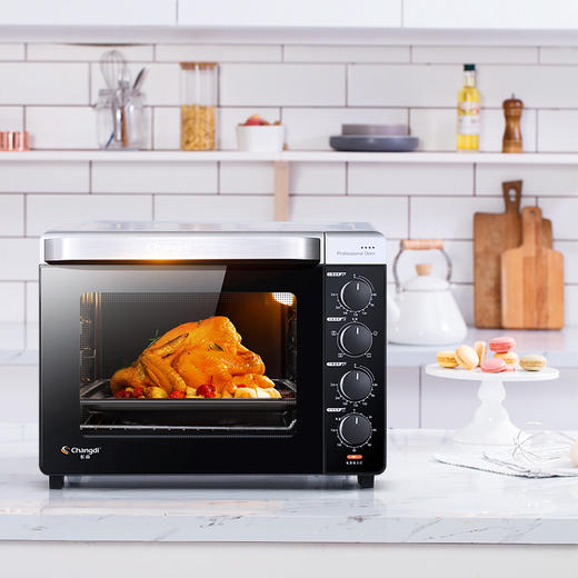 长帝 CRTF32K搪瓷烤箱家用烘焙多功能全自动小型电烤箱32升大容量 商品图4