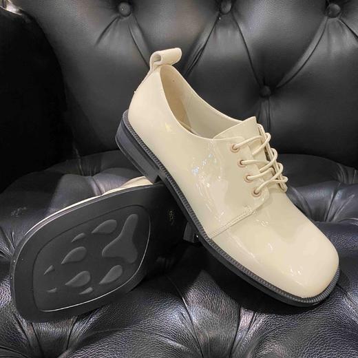 LFGJ 12802 小皮鞋女英伦风复古方头系带高面酷帅街头单鞋 商品图10