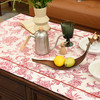 红色藤蔓田园美式轻奢桌旗茶几巾 商品缩略图1
