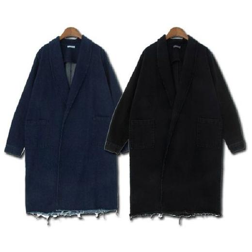 JQ漂亮的蓝色风衣女外套时尚1000052408704JPY带授权招加盟代理 商品图0