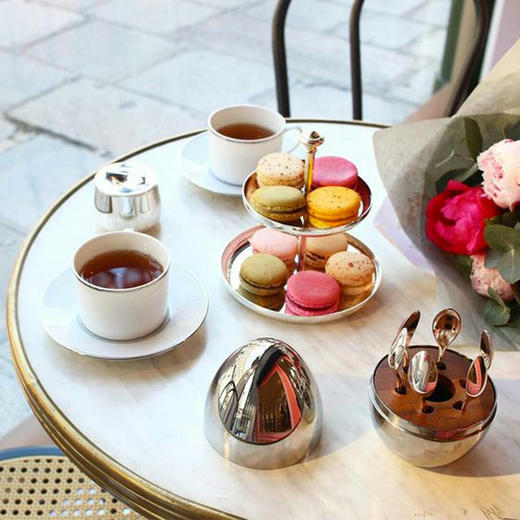 CHRISTOFLE 昆庭 MOOD Coffee 心境蛋咖啡勺套装 玫瑰金 商品图1