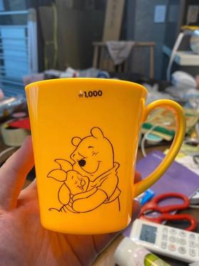 Disney 迪士尼维妮 漱口杯可爱卡通刷牙杯 韩国直邮 #108134JPY带授权招加盟代理