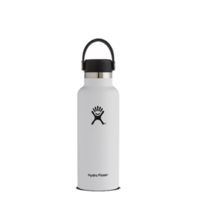 HYDRO FLASK 18oz STANDARD MOUTH WHITE 保温瓶 (532ml)JPY带授权招加盟代理