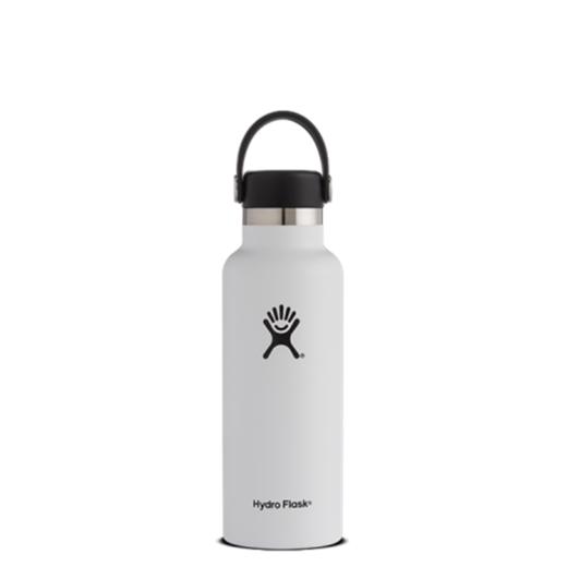 HYDRO FLASK 18oz STANDARD MOUTH WHITE 保温瓶 (532ml)JPY带授权招加盟代理 商品图0
