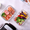 乐扣乐扣保鲜盒微波炉饭盒 高硼耐热玻璃分隔便当盒两件套送便当包 商品缩略图3