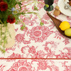红色藤蔓田园美式轻奢桌旗茶几巾 商品缩略图3