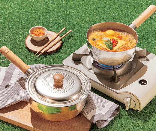 日本 Attic&Base Ukihara Pot 雪原大石锅平锅 2件套 #632623JPY带授权招加盟代理 商品图1