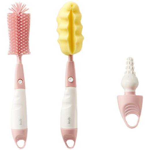 可优比硅胶清洁刷套装360度旋转硅胶刷奶嘴刷清洗奶瓶刷子 3个装JPY带授权招加盟代理 商品图4