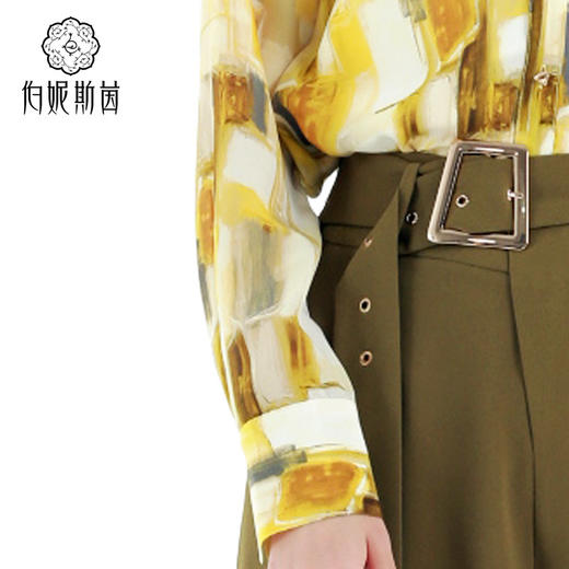 3F5781--琉璃黄色衬衫--《绿色系列》 商品图6