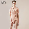 IWY/高级感西装套装女职业装气质女神范正装面试西服工装短袖工作服OL212007C1+P3 商品缩略图3