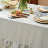 莫兰迪亚麻桌布北欧现代简约棉麻纯色茶几桌布 商品缩略图3