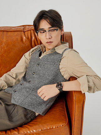 西铁城官方正品日期显示钢带防水复古简约机械男手表NH8396-82E 商品图3