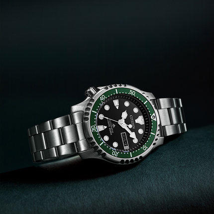 西铁城日本官方正品潮流酷绿200米深度潜水机械男表NY0084-89E 商品图5