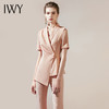IWY/高级感西装套装女职业装气质女神范正装面试西服工装短袖工作服OL212007C1+P3 商品缩略图2