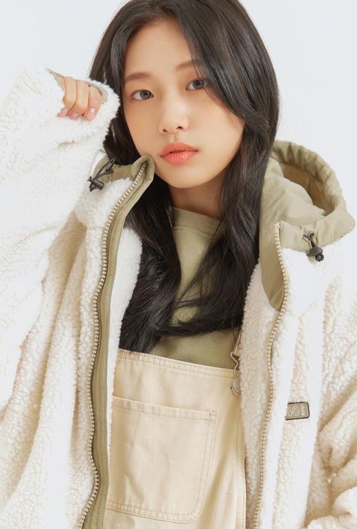 SPAO Eland Dumble Hood拉链式外套_SPJAA4TC21超短| 甜美 |冬季JPY带授权招加盟代理 商品图0