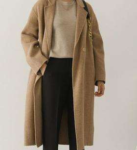 Dressnalda  轻柔的Angora一键式宽松长外套JPY带授权招加盟代理
