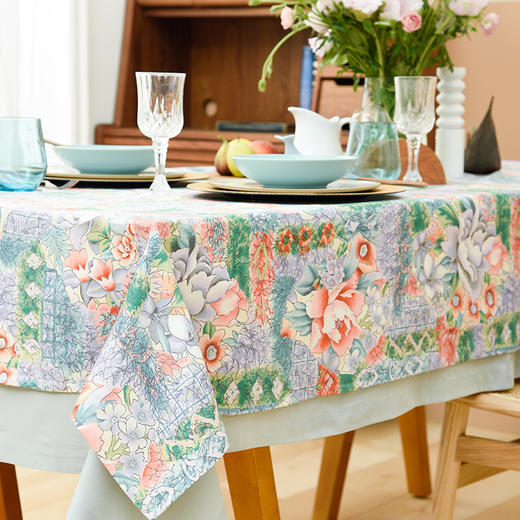 春日韶华法式桌布长方形轻奢高档茶几台布 商品图1