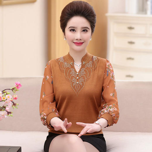 TZW-时尚优雅宽松针织衫 商品图0