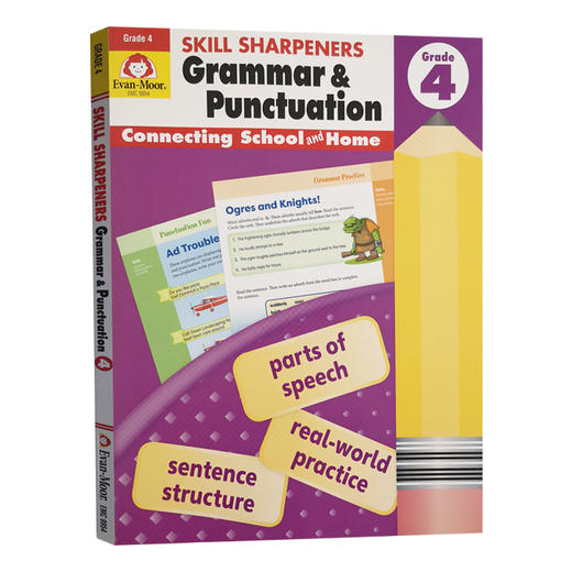 【Evan-Moor Best】Skill Sharpeners Grammar & Punctuation 技能铅笔刀 语法与标点  美国加州原版教辅 商品图4