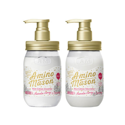 AMINO MASON 氨基研 雪花限定滋润型洗护套装JPY带授权招加盟代理 商品图0