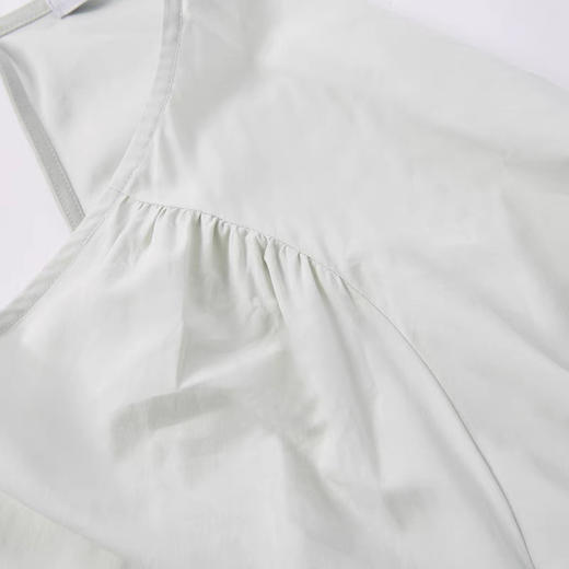 ME&CITY英伦风纯色收腰宽松气质连衣裙 商品图2