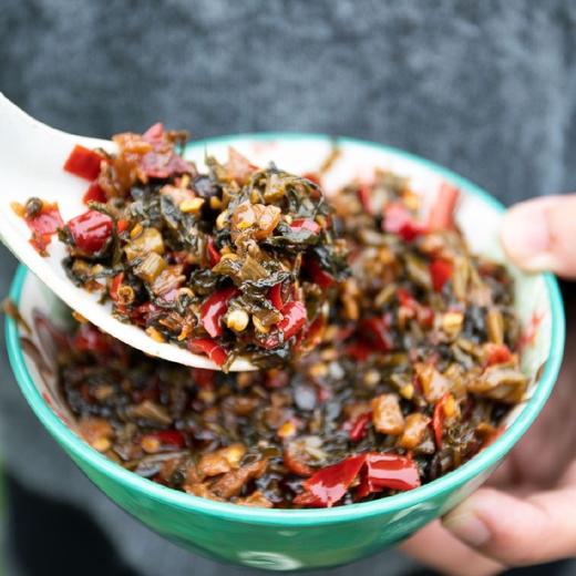 湖南农家手艺外婆菜280g*2瓶 （PET瓶装） 商品图0