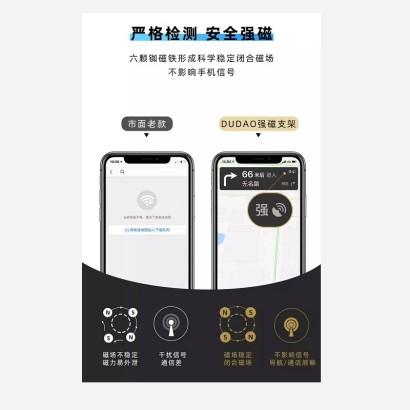 独到 F16C 粘贴式磁吸车载手机导航支架1盒装JPY带授权招加盟代理 商品图1