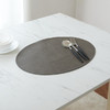 [现代住宅] 新款  柔软触感皮革椭圆形餐桌垫JPY带授权招加盟代理 商品缩略图0