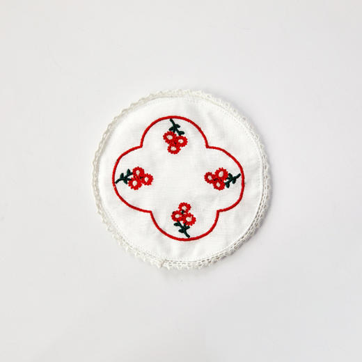 [现代住宅] 新款 韩国 复古圣诞茶杯垫 咖啡杯垫  12x12 CMJPY带授权招加盟代理 商品图3