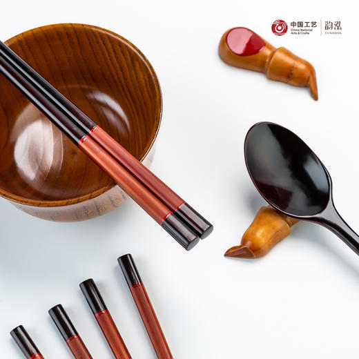 三口之家碗勺筷子礼盒套装家用送礼9027 商品图8