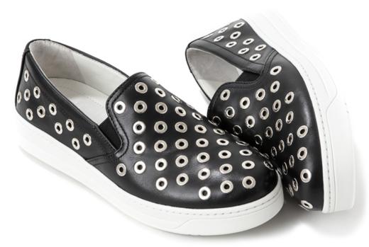 奥莱[普拉达]（3S6159 309U NERO BIANCO）女式便鞋JPY带授权招加盟代理 商品图2