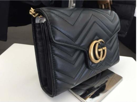 奥莱[Gucci] Marmont Matelass单肩包19FW 474575-DTD1T-1000JPY带授权招加盟代理 商品图1