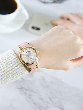 西铁城日本官方正品光动能时尚休闲女表FE7078-85A 商品图1