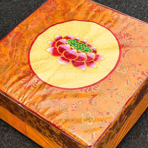 拜凳45*45莲花(黄) 商品图1