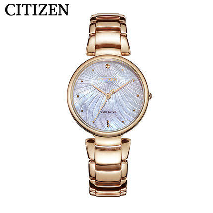 西铁城官方正品光动能时尚女表EM0853-81Y 商品图2