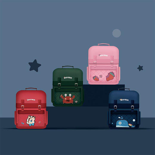 杯具熊童趣学生书包儿童小学可爱卡通背包 商品图1