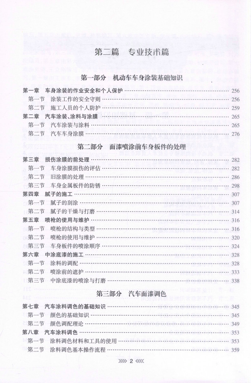 书摘图-书摘图3-机动车整形技术（检测维修士）-机动车涂装维修 全国机动车检测维修专业技术人员职业水平考试用书