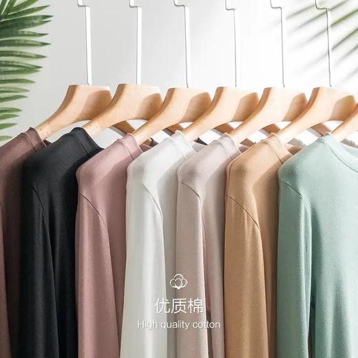 【限时福利买一送一】安舒蕾春季莫兰迪色女友衣亲肤柔软清新明亮百搭不挑人 商品图3