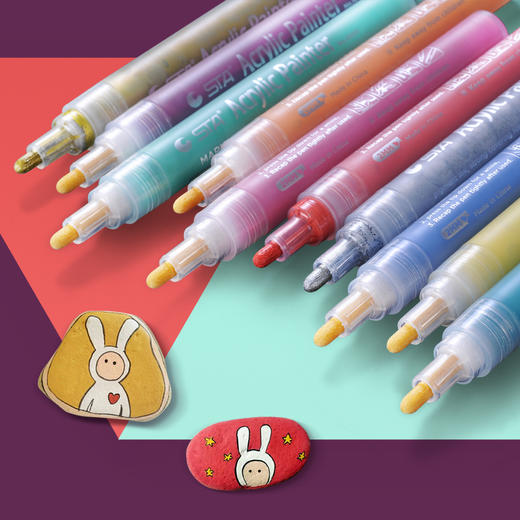 斯塔丙烯马克笔ST1000记号笔勾线笔绘画笔 商品图2