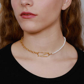 北京仓｜BEATRIZ PALACIOS-Patchwork-珍珠 项链  [西班牙设计师]