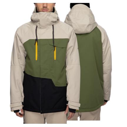 686 21-22 新款 Geo insulated Jacket男款雪服 灰绿拼色 商品图0