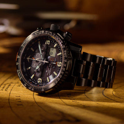 西铁城(CITIZEN)光动能多局电波男表空中之鹰系列JY8085-81E 商品图3