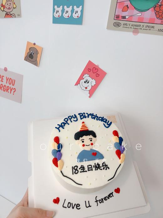 气球款男生手绘（多款式选择）-低糖处理无添加 商品图10