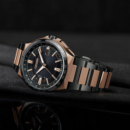 西铁城日本官方正品休闲商务光动能多局电波男士手表CB0215-77E 商品图3