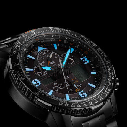 西铁城(CITIZEN)光动能多局电波男表空中之鹰系列JY8085-81E 商品图10