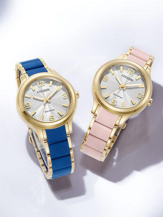 西铁城日本官方正品光动能时尚休闲女表FE7078-85A 商品图4