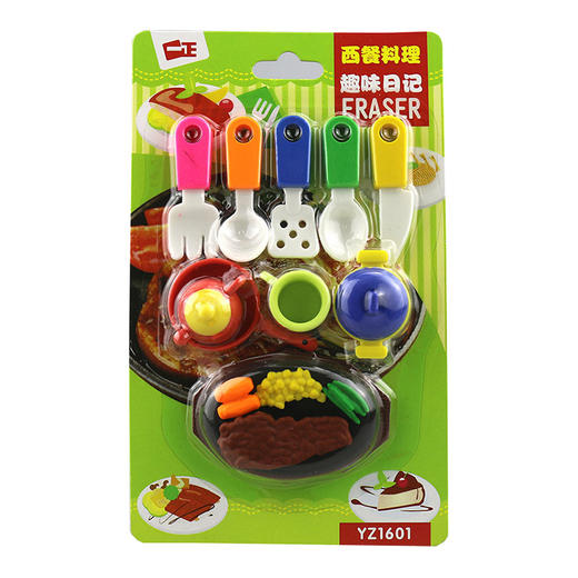一正西餐料理橡皮擦/1601 商品图0