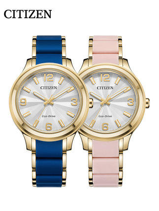 西铁城日本官方正品光动能时尚休闲女表FE7078-85A 商品图3