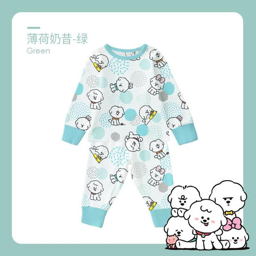 【QHXJ】【66-100码】i-baby&奈娃家族恒温儿童睡衣婴儿衣服睡衣宝宝睡衣连体女童家居服 商品图8